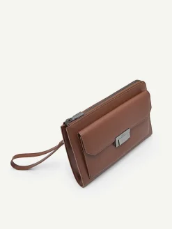 Henry Leather Clutch Bag<PEDRO New