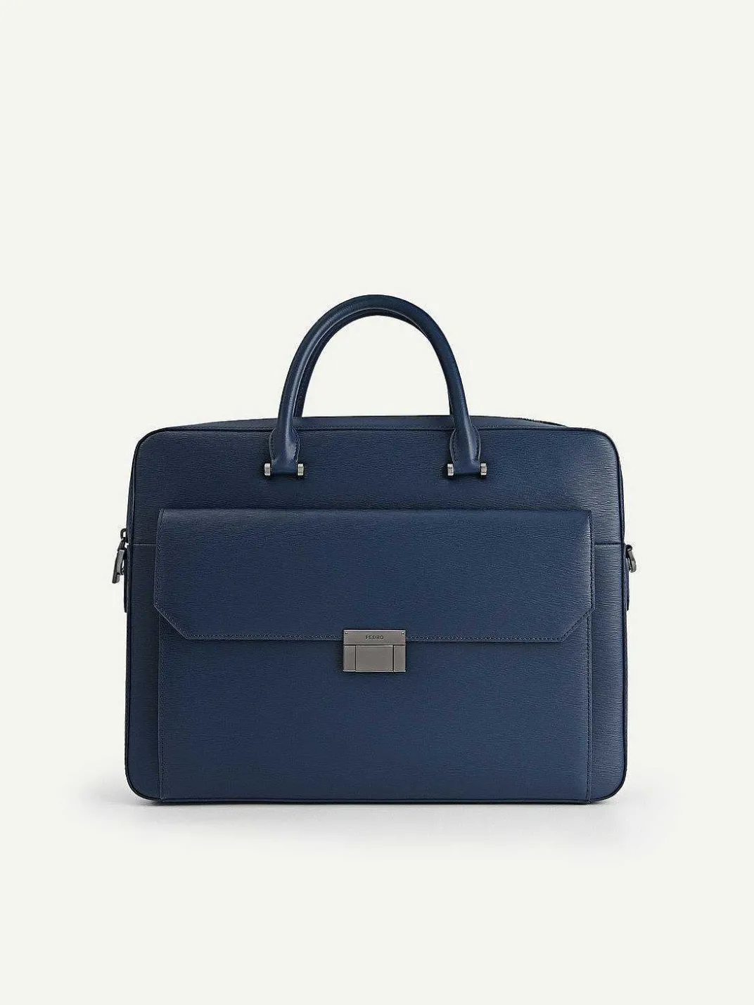 Henry Textured Leather Briefcase<PEDRO Online