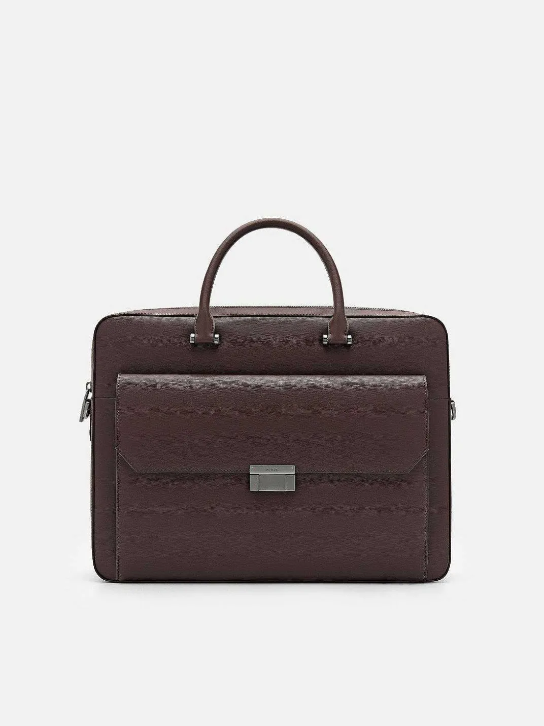 Henry Textured Leather Briefcase<PEDRO Hot