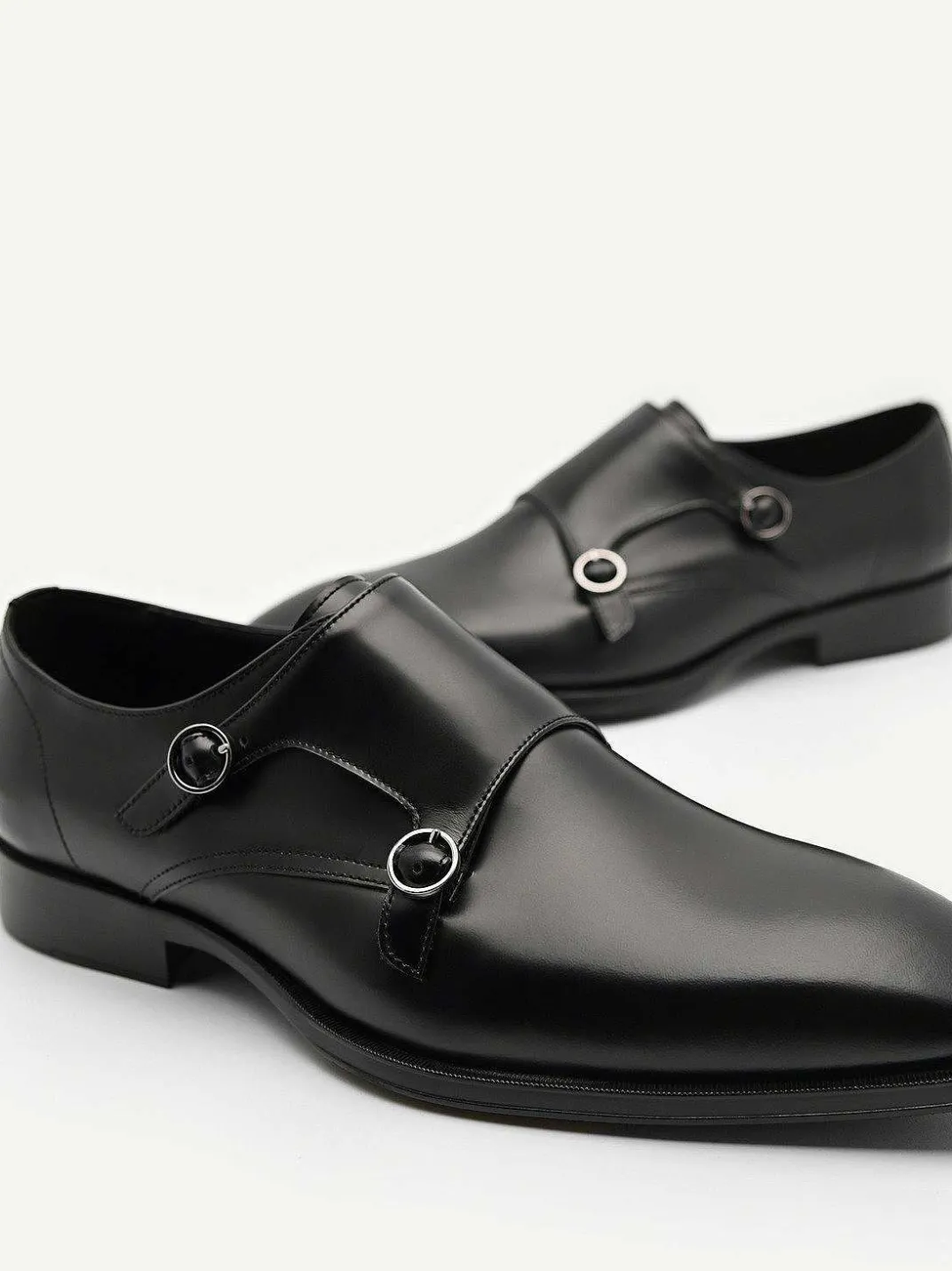 Holly Leather Double Monkstrap Shoes<PEDRO Online