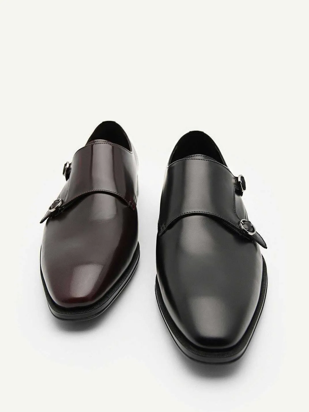 Holly Leather Double Monkstrap Shoes<PEDRO Online