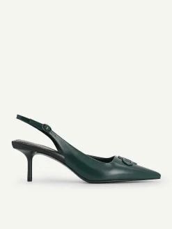 Icon Leather Pointed Slingback Pumps<PEDRO Best