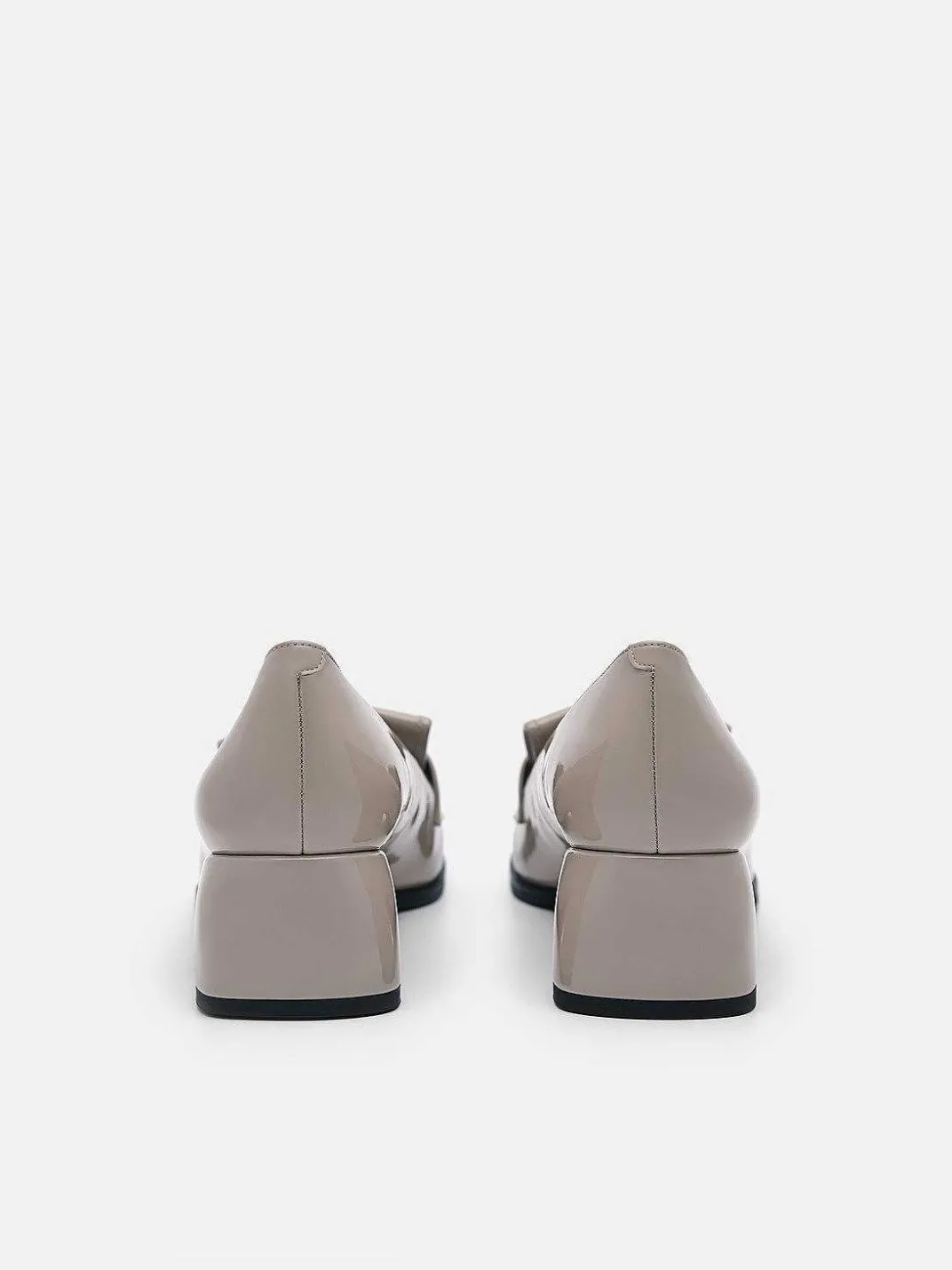 Jean Leather Heel Pumps<PEDRO New