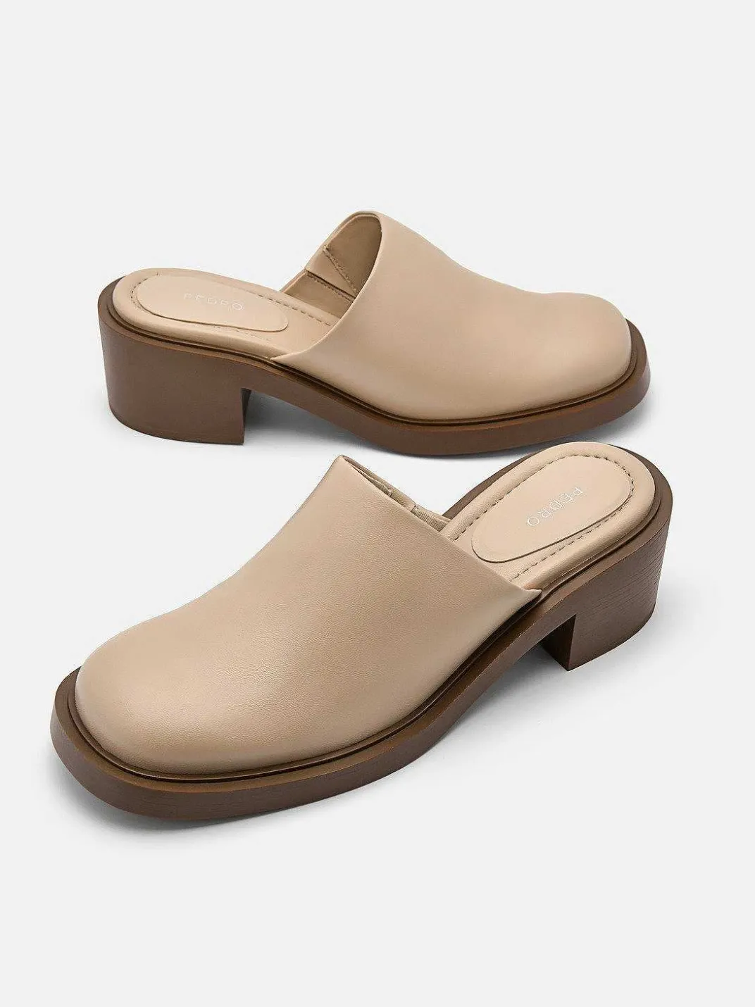 Lali Heel Mules<PEDRO New