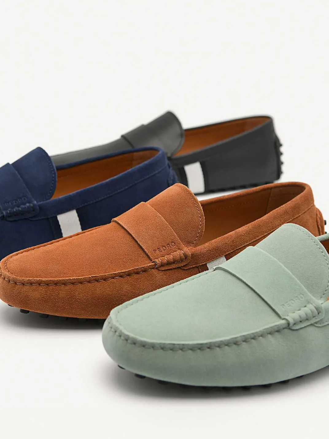 Leather Band Driving Shoes<PEDRO New