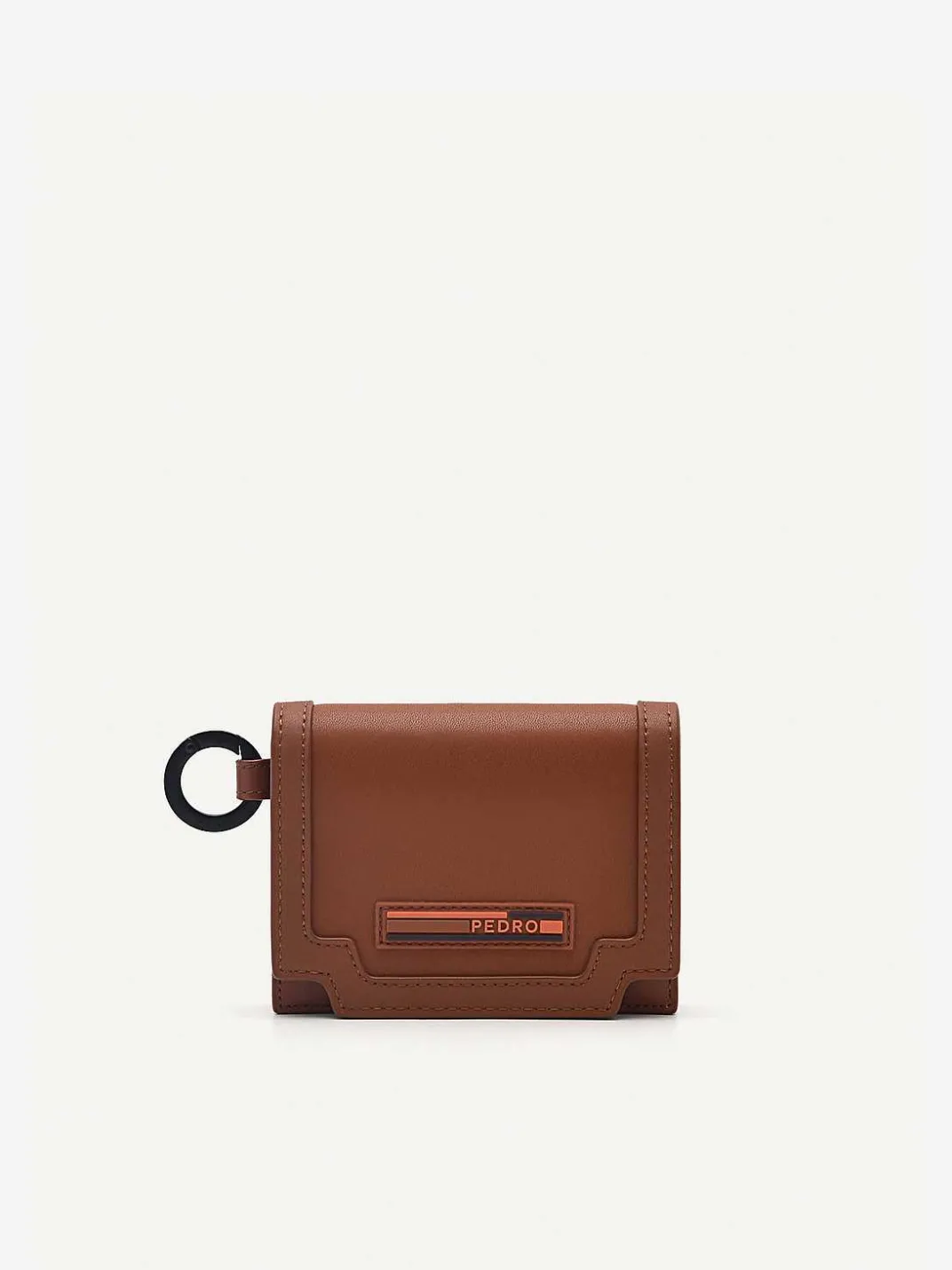 Leather Bi-Fold Card Holder With Key Ring<PEDRO Outlet