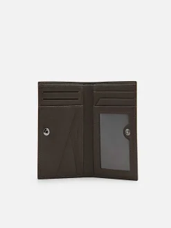 Leather Bi-Fold Card Holder With Lanyard<PEDRO Clearance