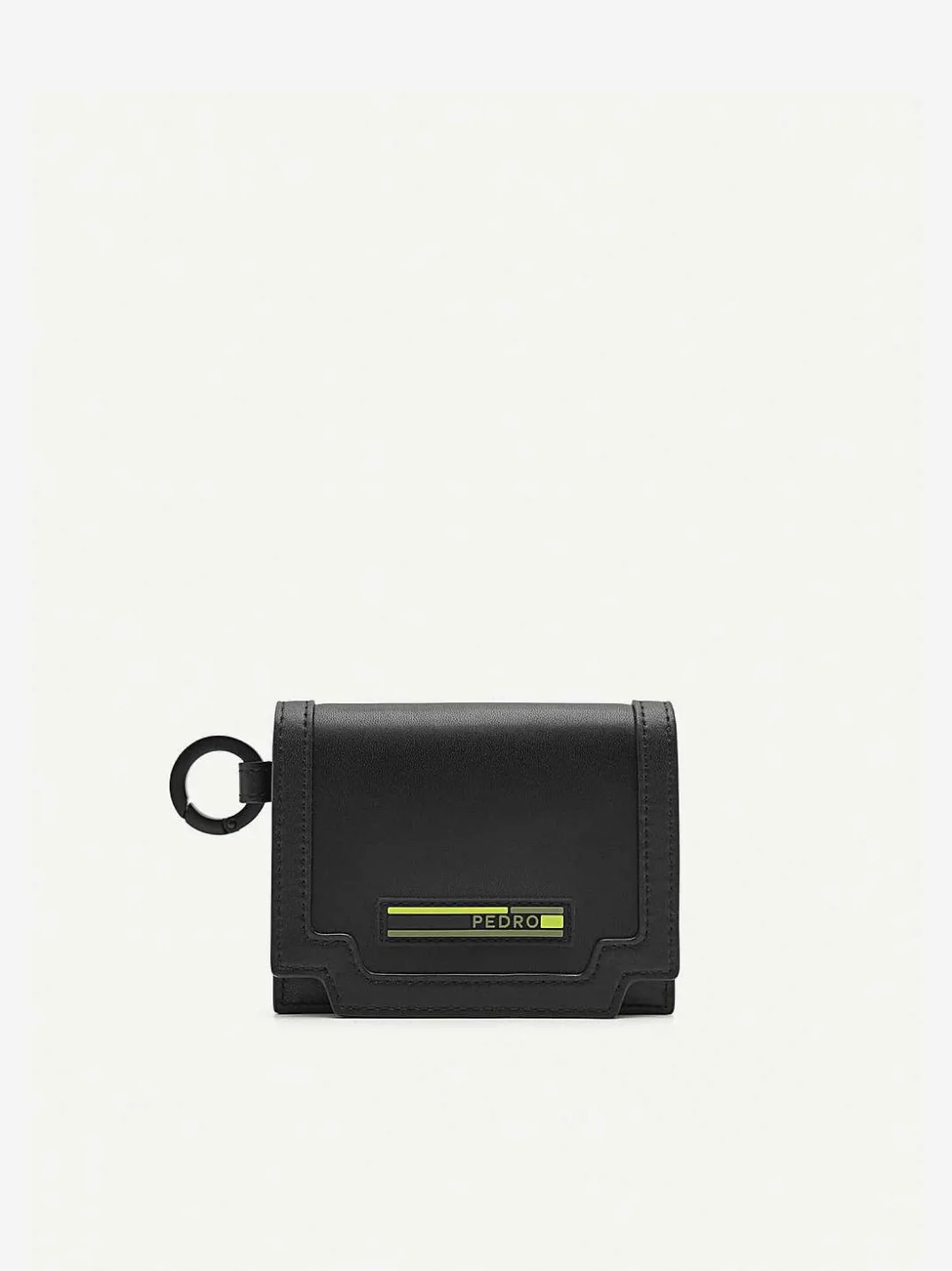 Leather Bi-Fold Card Holder With Key Ring<PEDRO Outlet