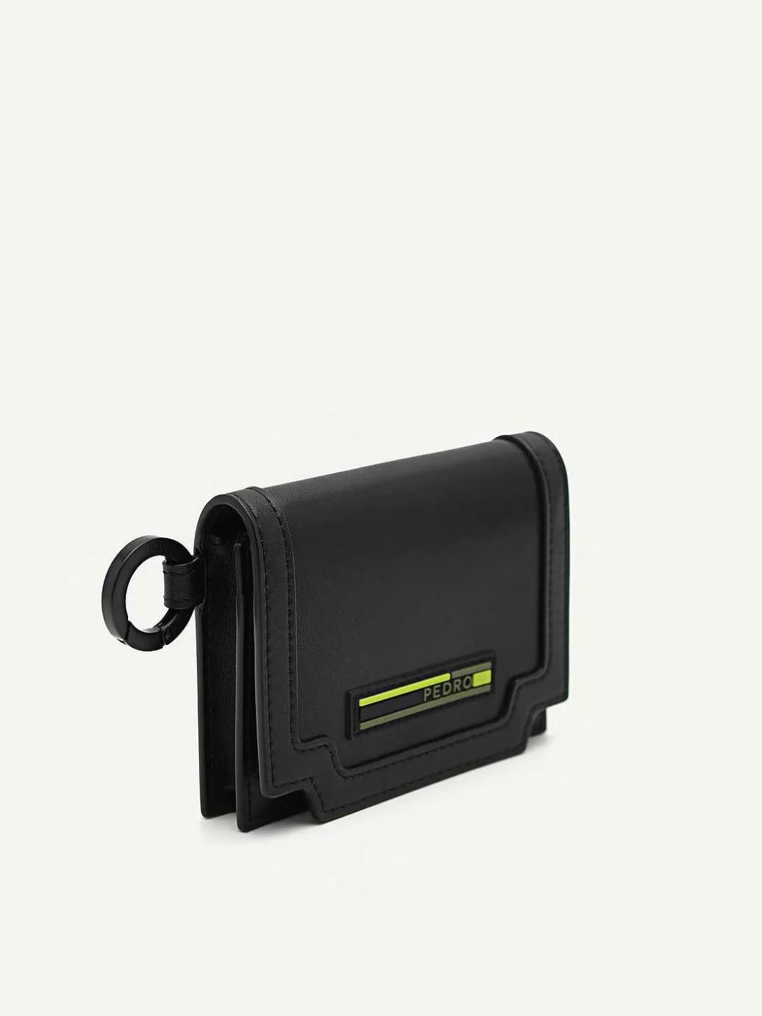 Leather Bi-Fold Card Holder With Key Ring<PEDRO Outlet