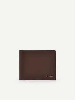 Leather Bi-Fold Coin Wallet<PEDRO Clearance