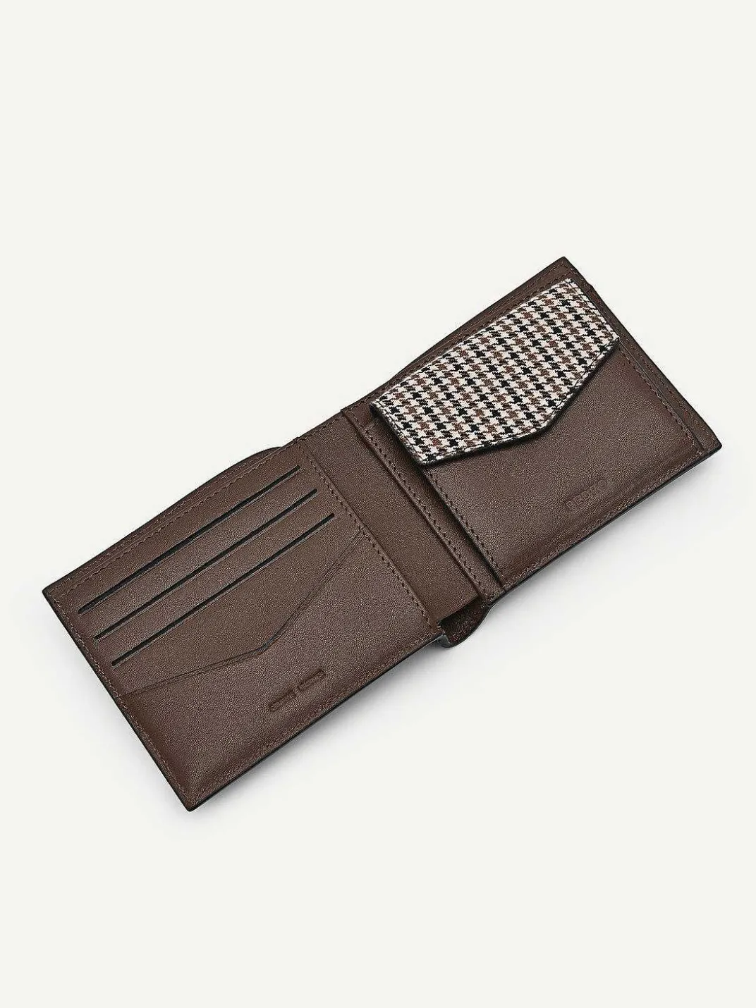 Leather Bi-Fold Coin Wallet<PEDRO Clearance
