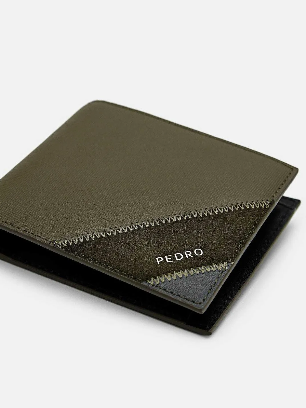 Leather Bi-Fold Coin Wallet<PEDRO New
