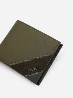 Leather Bi-Fold Flip Wallet<PEDRO