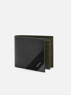 Leather Bi-Fold Flip Wallet<PEDRO Outlet