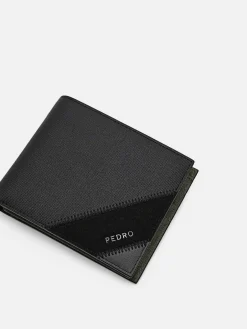 Leather Bi-Fold Flip Wallet<PEDRO Outlet