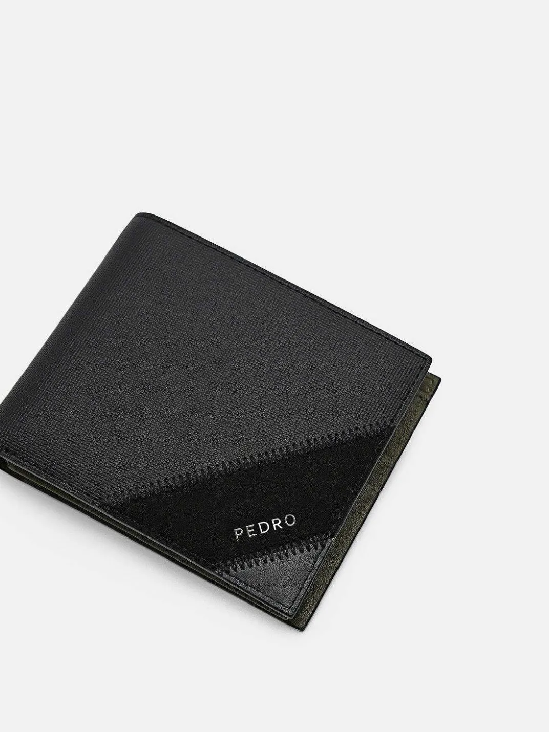 Leather Bi-Fold Flip Wallet<PEDRO Outlet