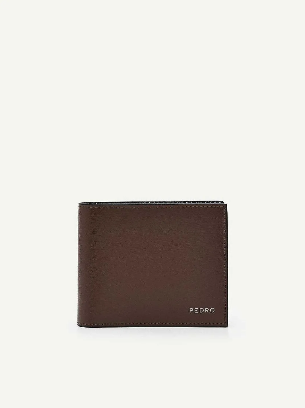 Leather Bi-Fold Flip Wallet<PEDRO Outlet