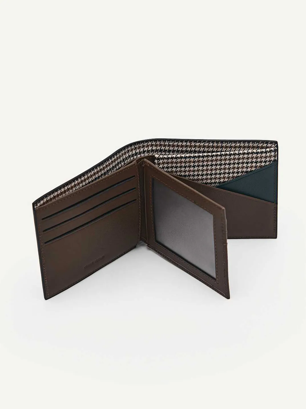 Leather Bi-Fold Flip Wallet<PEDRO Outlet