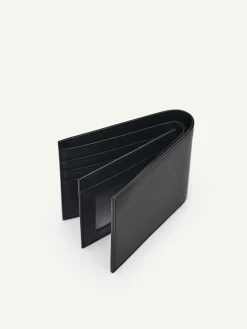 Leather Bi-Fold Flip Wallet<PEDRO