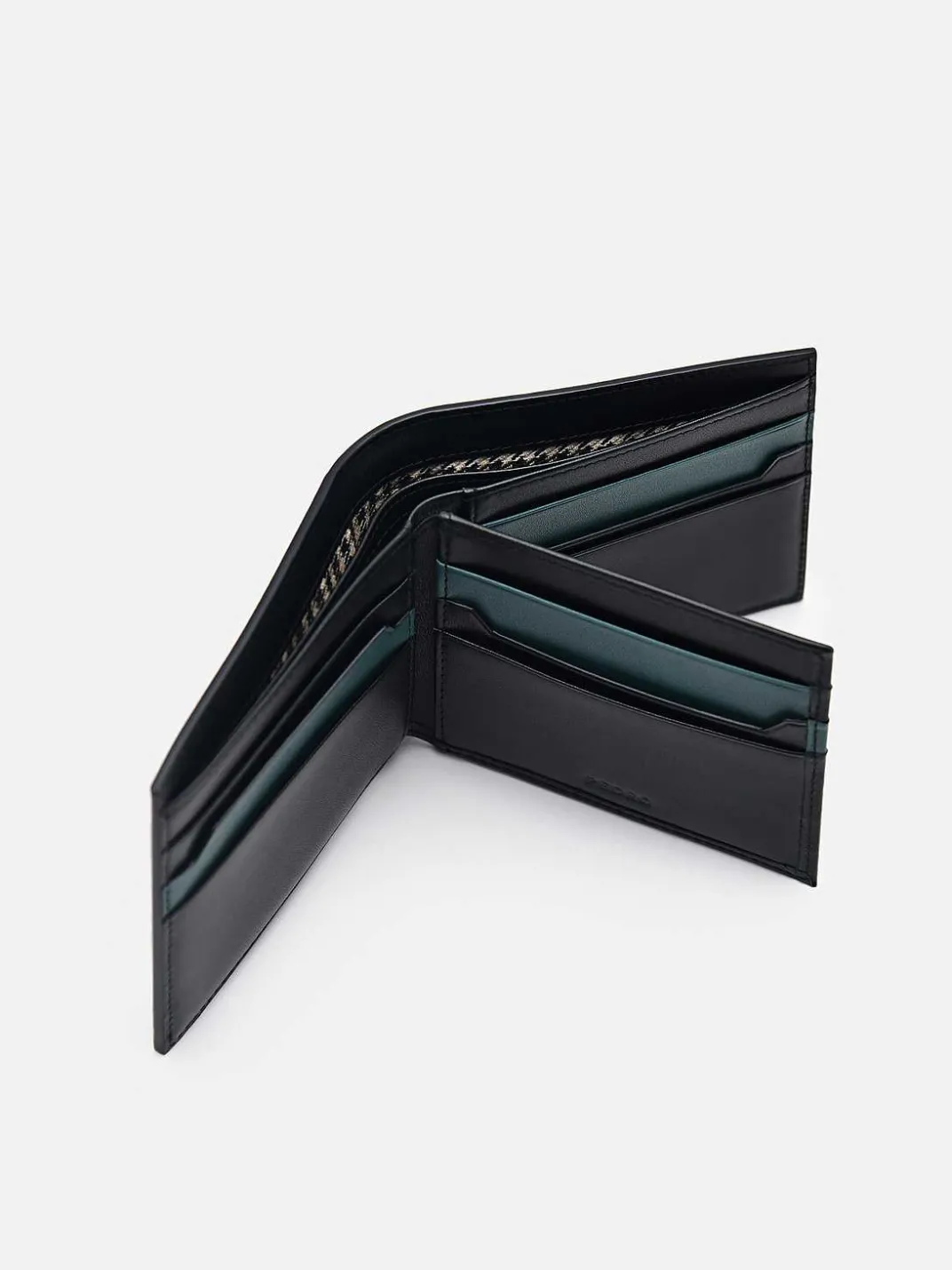 Leather Bi-Fold Flip Wallet<PEDRO Sale
