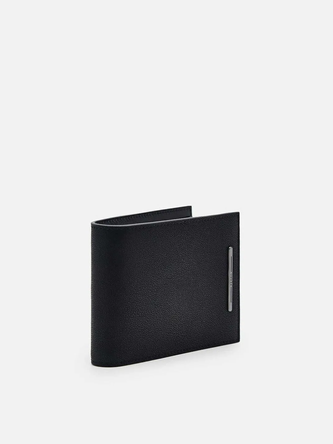 Leather Bi-Fold Flip Wallet<PEDRO Sale