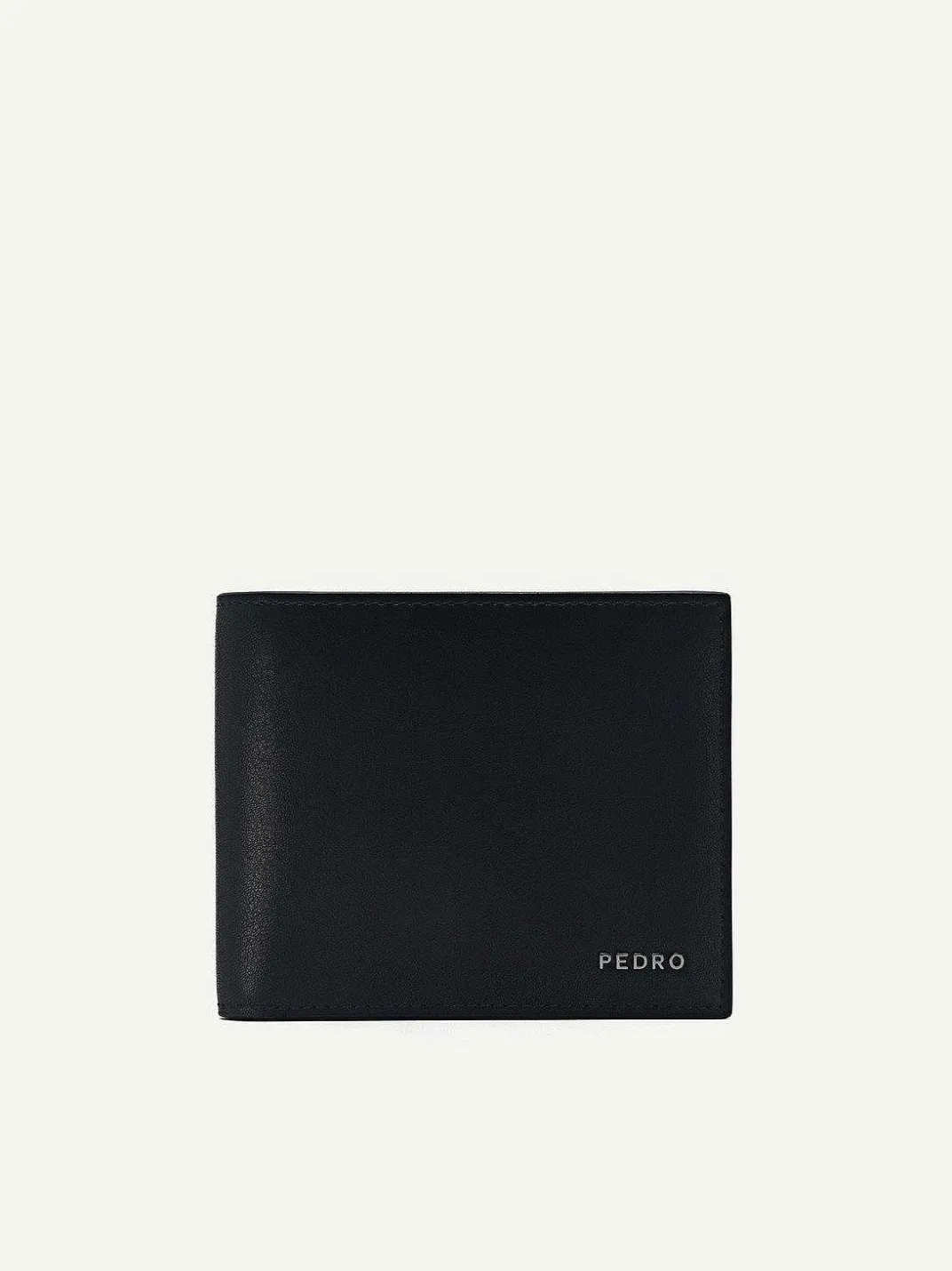 Leather Bi-Fold Wallet With Coin Pouch<PEDRO Clearance