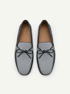 Leather Bow Driving Shoes<PEDRO Online