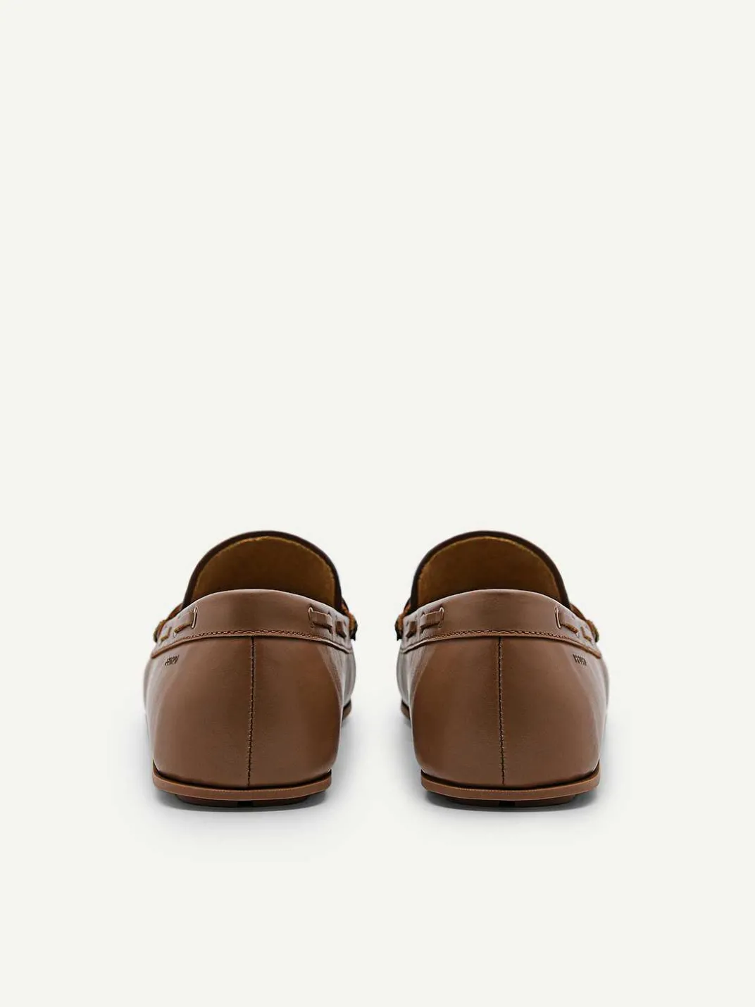 Leather Bow Driving Shoes<PEDRO