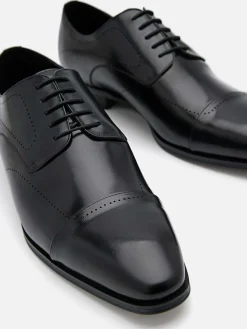 Leather Brogue Derby Shoes<PEDRO