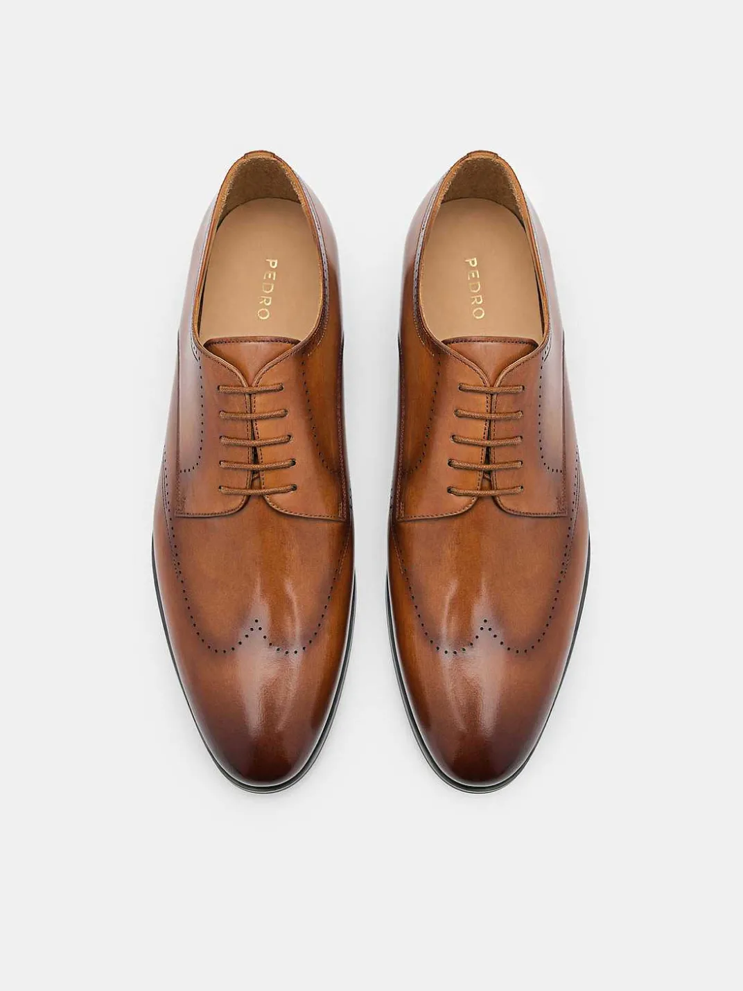 Leather Brogue Derby Shoes<PEDRO Online