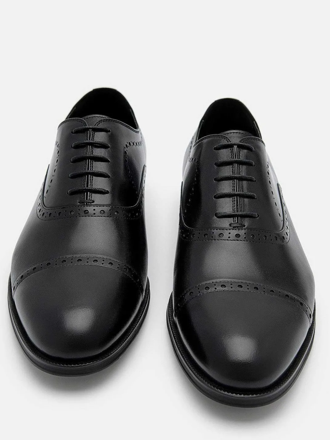 Leather Brogue Oxford Shoes<PEDRO Sale