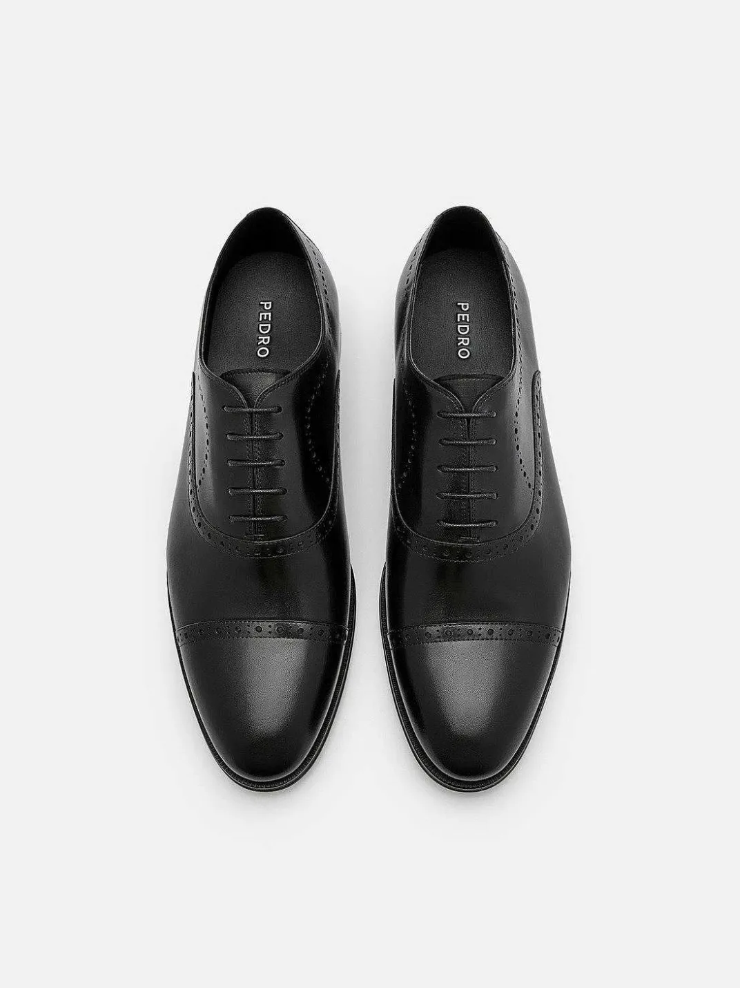 Leather Brogue Oxford Shoes<PEDRO Sale