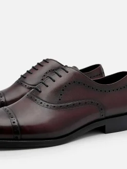 Leather Brogue Oxford Shoes<PEDRO New