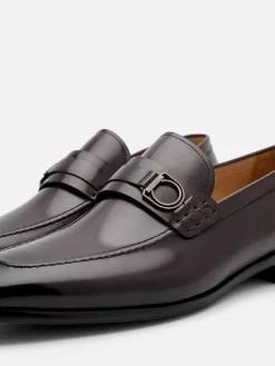 Leather Buckle Loafers<PEDRO