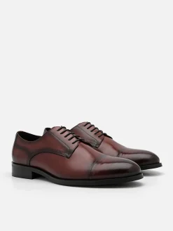 Leather Cap Toe Derby Shoes<PEDRO Discount