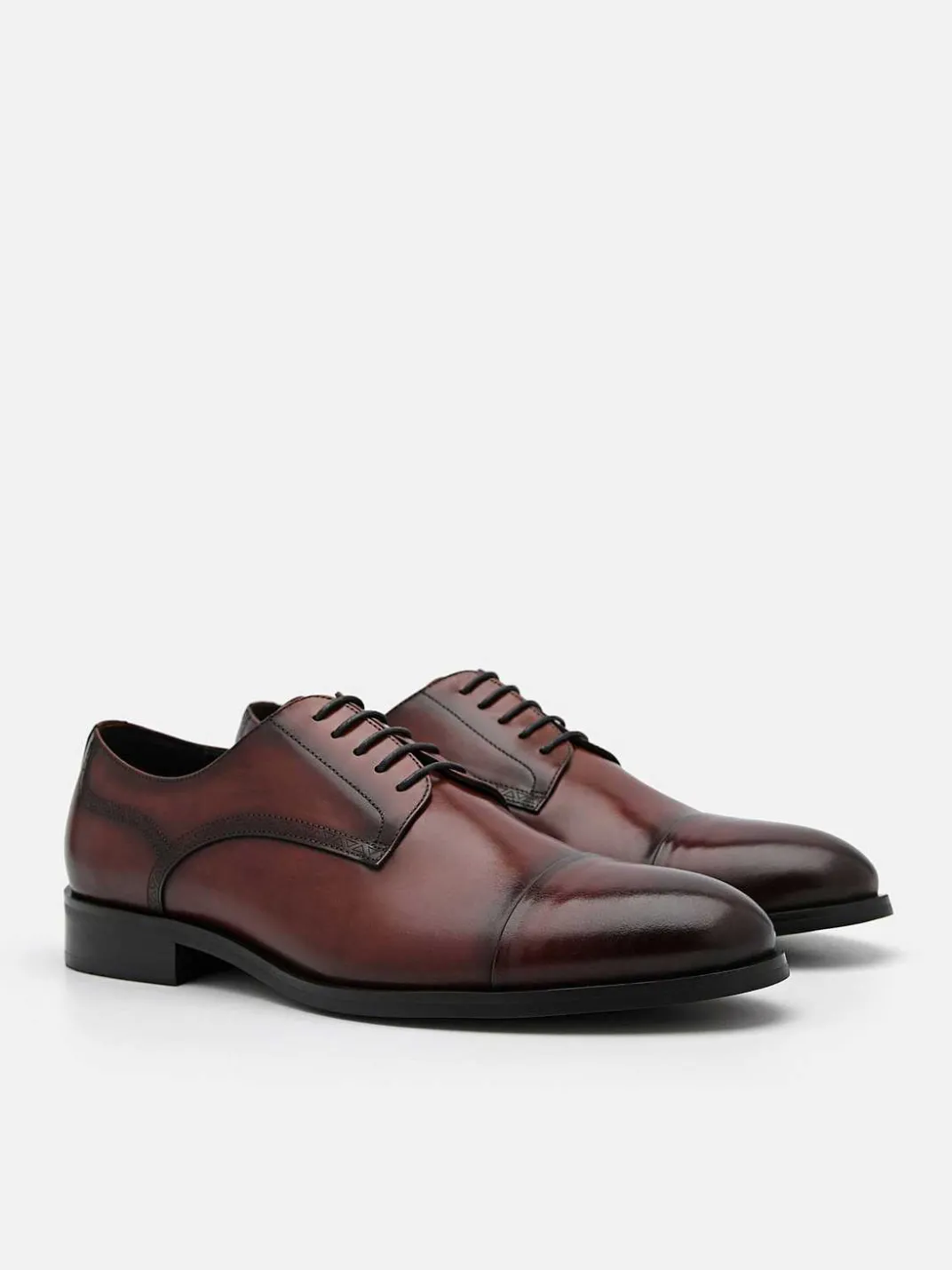Leather Cap Toe Derby Shoes<PEDRO Discount