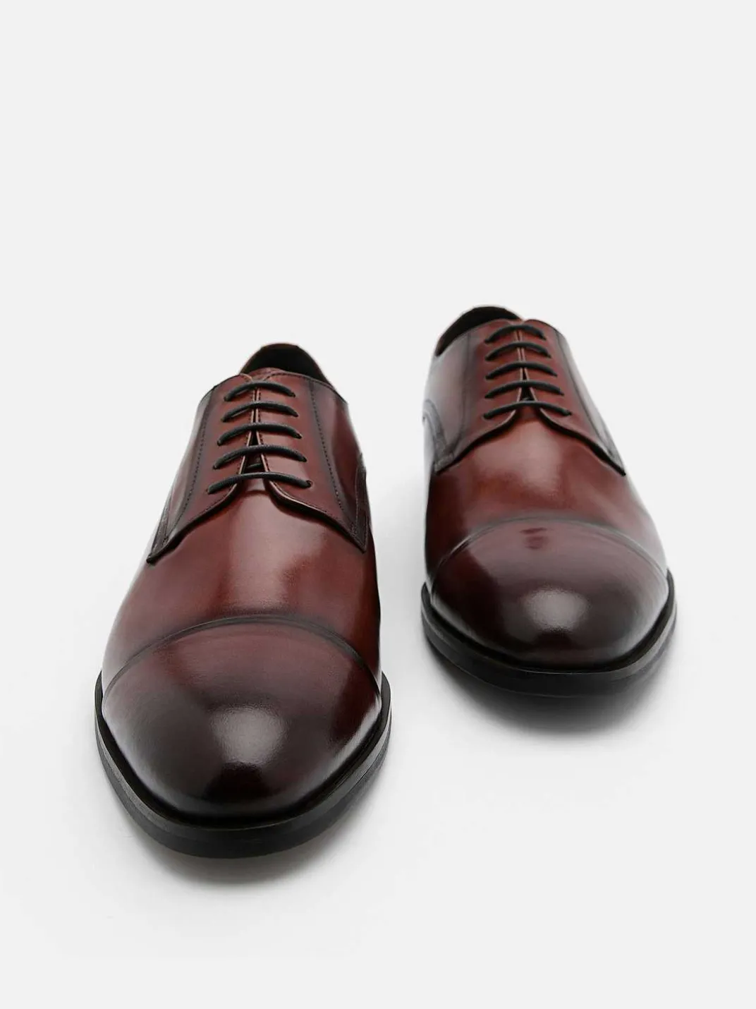 Leather Cap Toe Derby Shoes<PEDRO Discount