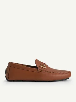 Leather Driving Shoes With Metal Bit<PEDRO Online