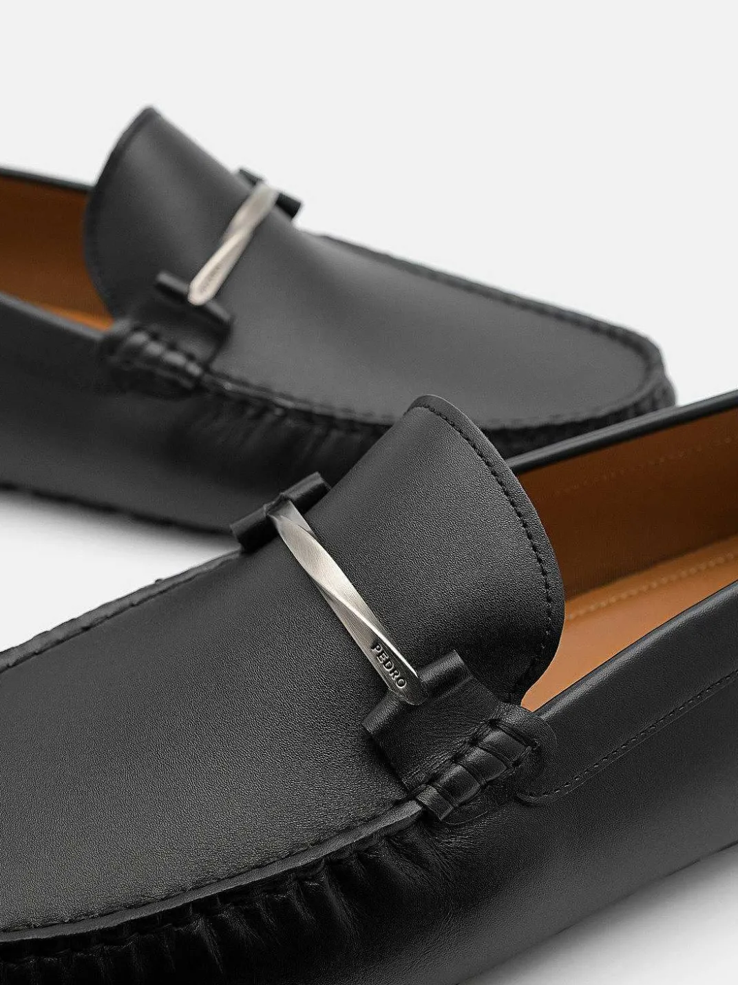Leather Horsebit Driving Shoes<PEDRO Hot