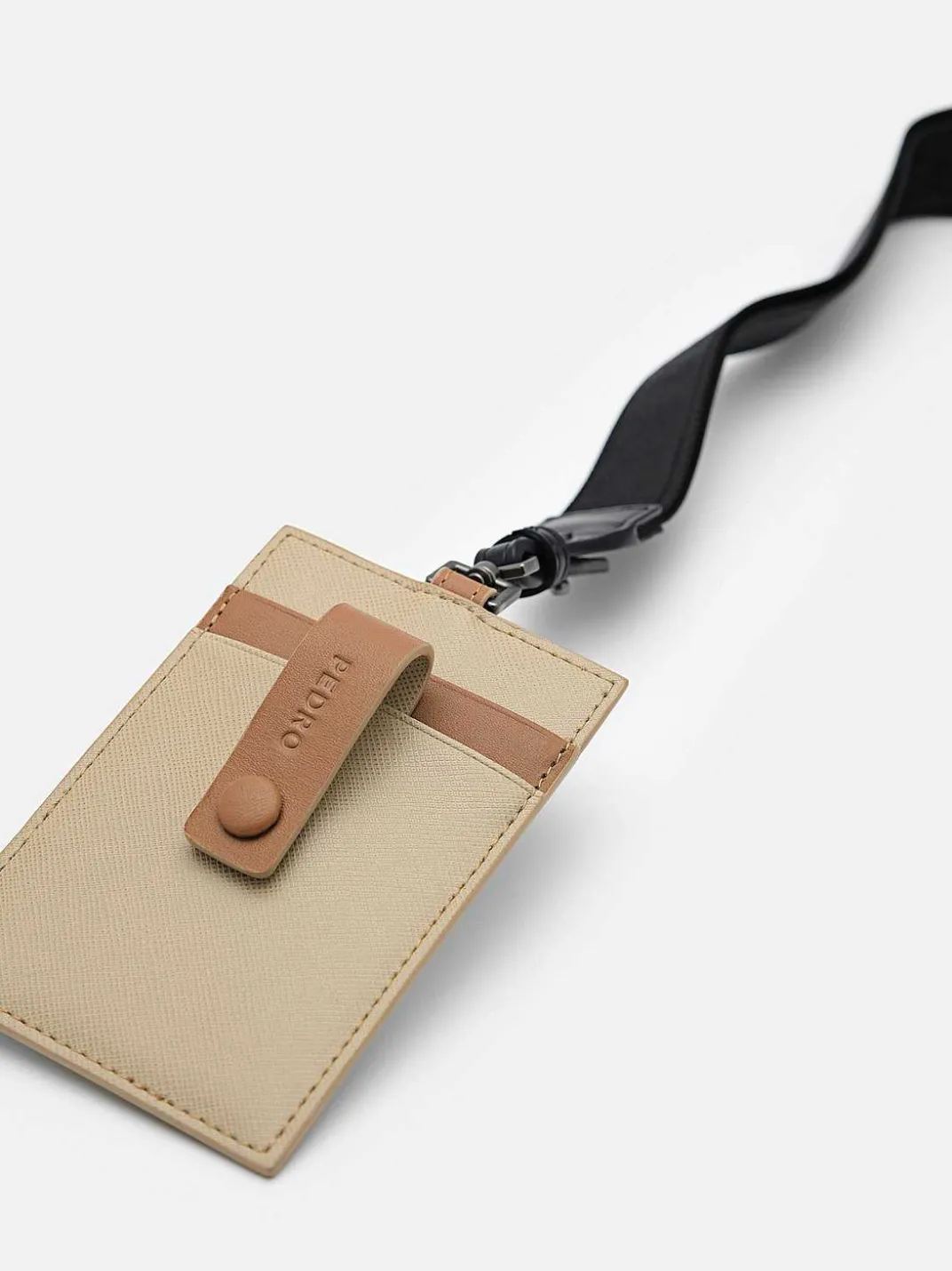 Leather Lanyard Card Holder<PEDRO Clearance