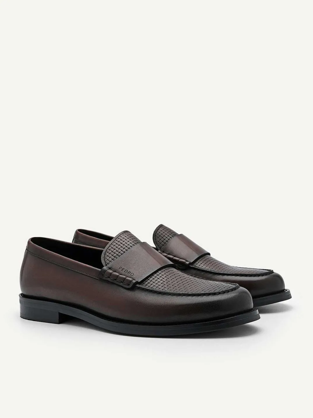 Leather Penny Loafers<PEDRO