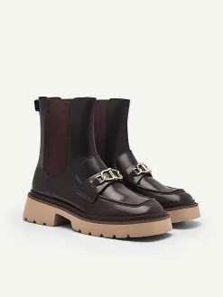 Leather Platform Chelsea Boots<PEDRO Outlet