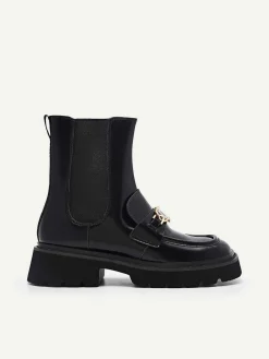 Leather Platform Chelsea Boots<PEDRO New