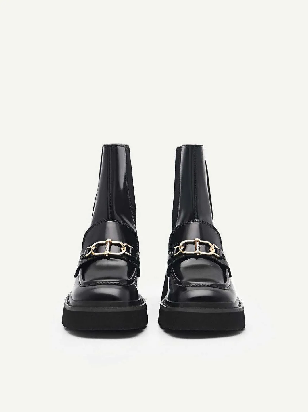 Leather Platform Chelsea Boots<PEDRO New