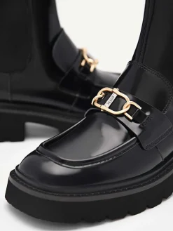 Leather Platform Chelsea Boots<PEDRO New