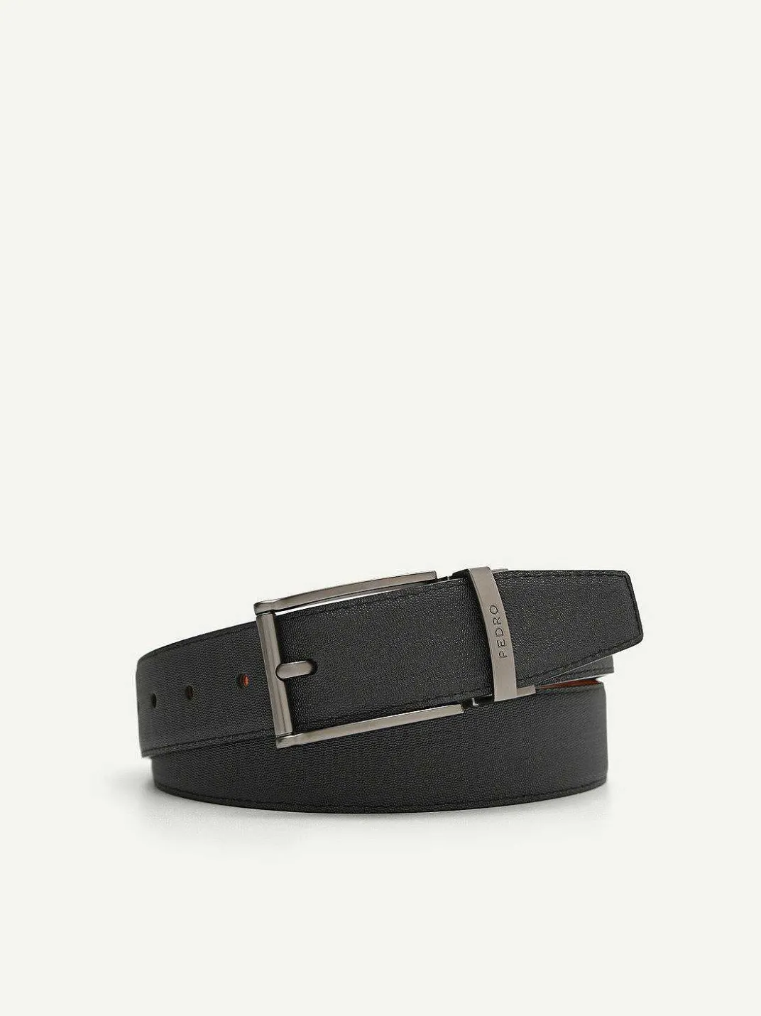 Leather Reversible Pin Belt<PEDRO New