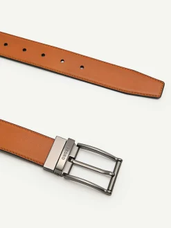 Leather Reversible Pin Belt<PEDRO New