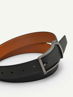 Leather Reversible Pin Belt<PEDRO New