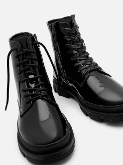 Leather Side-Zip Boots<PEDRO