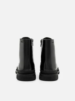 Leather Side-Zip Boots<PEDRO